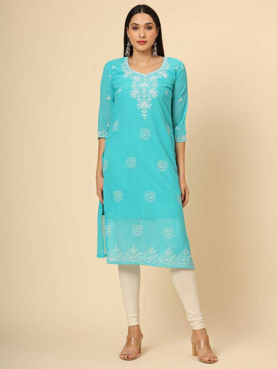 YNF GEORGETTE RVL Gopala3 WHOLESALE KURTIS MANUFACTURER